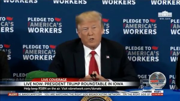 President Trump's Roundtable Conference in Iowa