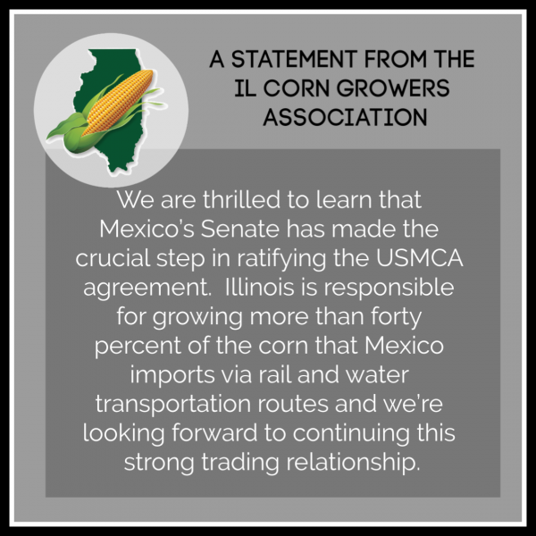 ICGA STATEMENT ON MEXICO'S RATIFICATION OF USMCA