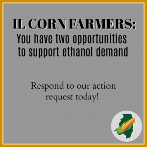 YOU HAVE TWO OPPORTUNITIES TO SUPPORT ETHANOL DEMAND