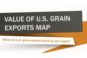 INTERACTIVE MAP HELPS TELL THE STORY OF GRAIN EXPORT VALUE TO U.S. ECONOMY 