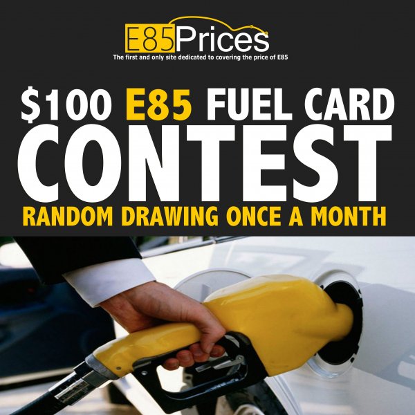 REPORT E85 AND FLEXFUEL PRICES TO WIN $100 GIFT CARD